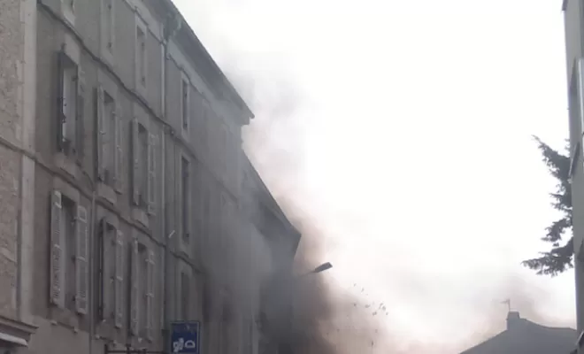 Dans un petit bourg 4 immeubles touchés