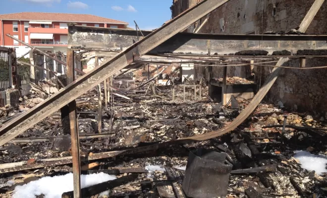 Quand un incendie ravage votre habitation., Pau, Pierre Brunet
